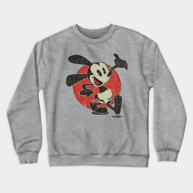 Oswald The Lucky Rabbit Keep Walking 1927 Crewneck Sweatshirt by JCD666